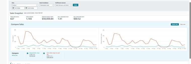 Amazon sales screenshot 9